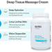 BodyMed Formulations Deep Tissue Massage Cream 4 oz - Fragrance-Free All-Natural Massage Therapy Cream with Arnica Extract & Cocoa Butter - Hypoallergenic & Paraben Free - 4 Ounce Pack - Buy Online on GoSupps.com