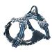 Winhyepet Truelove no-pull dog harness cotton fabric breathable and reflective soft adjustable to walk walk walking suitable for small medium-sized cats dogs tlh5655 m Saxony blue