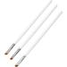 Angled Brush Nylon Make Up Brush White 3pcs Wooden Handle for Salon - Buy Online on GoSupps.com