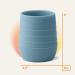 Silicone Baby Cup for Infant & Toddler - 2oz Non-Slip Training Cup - Blue - 4+ Months - Easy Grip for Self Feeding Skills - Buy Online on GoSupps.com