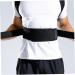 KALLORY Lumbar Support Belt for Women & Men - Posture Brace for Back Pain Relief - Adjustable Black Supportive Tape - Buy Online on GoSupps.com