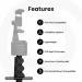 Pivo Tripod - Portable 63-inch Lightweight Stand for Smartphone and Camera | Universal 1/4 Thread | 3-Level Options | Compatible with Action Cameras, DSLRs & Pivo Pods - Buy Online on GoSupps.com