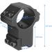 Modkin 1 Inch Dovetail Scope Rings - High Profile Mount for 11mm Rails - Set of 2 with Stop Pin - Buy Online on GoSupps.com