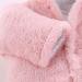 Voopptaw Warm Baby Winter Jumpsuit | Fleece Romper Suit | Cute Thick Bear Snowsuit (Pink) | 0-12 months - Buy Online on GoSupps.com
