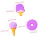  DIYEAH DIYEAH 12 Pieces Assemble Cone Ice Cream Eraser Erase Marker Eraser Novelty Fun Pink Erasable Kids Food Erasers Jigsaw Eraser for Kids Lovely Gourmet Fruit Poppers Eraser - Buy Online on GoSupps.com