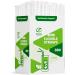 380 Pack Individually Wrapped Disposable Plastic Flexible Drinking Straws - BPA Free - White