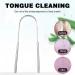 SSRDFU Tongue Scraper Set - 3 Stainless Steel Tongue Cleaners for Oral Care | Effective Bad Breath Solution - Buy Online on GoSupps.com