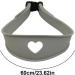 Neckline Templates For Shaving - Hair Trimming Guide Tool for Cutting - Curved Silicone Hair Styling Tools Haircut Bands for Home Haircuts Gray - Buy Online on GoSupps.com