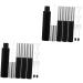 NOLITOY 8 Pcs Eyeliner Pencil Eyelash Growth Oil Containers Eyeliner Tube Eyeliner Vials Bottle Cosmetic 1 ml (Pack of 1) As Shownx2pcs