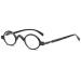 Vevesmundo reading glasses men women retro round classic full -rim glasses workplace glasses vintage clear reading aid visual aid glasses with prescription 1 piece of black reading glasses 1.5 x