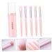 Buy Eye Shadow Brush Set - Eyeliner & Makeup Brush Holder Kits | Pink ABS Handle | International Shipping - Buy Online on GoSupps.com