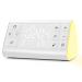 JKZ White Noise Machine with 35 High Fidelity Soothing Sounds, Sound Machine with 7 Colors Night Lights for Sleeping,Built-in Alarm Clock,Temperature and Humidity,Sleep Sound Machine for Baby,Adults Vintage White
