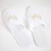 Oilmal Disposable Bridal House Shoes | Fluffy Wedding Slippers | Perfect Gift for Expectant Bridal Party | International Shipping Available - Buy Online on GoSupps.com