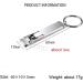 QXSJEDYCH Nail Clippers Ultra-Thin Nail Clippers Collapsible Portable Travel Fingernail Keychain Nail Scissors Cutter Manicure Tools Nails With File - Buy Online on GoSupps.com