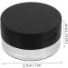WOONEKY 2pcs Elastic Mesh Loose Powder Box Portable Powder Case Makeup Powder Case Mirror Brackets Abs Black - Buy Online on GoSupps.com
