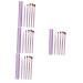 20 Pieces Eyeshadow Horsehair Makeup Brush Flat Eyeshadow Brush Gel Eyeliner Brush Blending Brush Makeup Brush for Girls Mixing Eyeshadow Brush Tool Purple