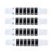 Milisten 20pcs Temperature Stickers Baby Forehead Strips Quick Testing Safe Temperature Tools Black M