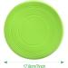 TSHAOUN 3pcs dog frisbee Dog Flying Disc Toy Natural Soft Rubber Pet Flying Saucer for Outdoor Interactive Fun. 7Inch (red green orange) - Buy Online on GoSupps.com
