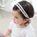Baby Girls' White Flower Headbands - 10 Piece Elastic Hair Accessories | Soft Arch Headwraps & Gift-Ready - Buy Online on GoSupps.com