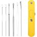 ZELLYA 6-Piece Earpick Set for Adult Home Use | Portable Keychain Spiral Ear Picking Tools - Green - Buy Online on GoSupps.com