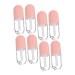 8 pi ces Tubes Vides Flacons Transparent pour Gloss chantillons Cosm tiques Pratiques pour Voyage Rose