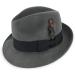 Belfry Trilby Vintage Style Dress Fedora Hat, 100% Pure Wool Felt - Black/Grey/Navy/Brown/Pecan - Large - Buy Online on GoSupps.com