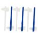 Ultechnov 6st double-headed false toothbrush prosthesis brush hard toothbrushes for adult retainer cleaning brush stops brushwear prostheses cleaner brush small tools 1 piece (1 Pack) color-sorted-2
