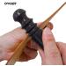 OWDEN Professional 2Pcs Leather Edge Burnisher Set | Craft Tool for Polished Edge Slicking & Grinding | Ebony Wood Handle | Round Head Leather Working Tool - Buy Online on GoSupps.com