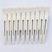 Egurs 12 pieces 11.5 cm hairdressing sectioning clips sectioning clip hair clips hairdressing supplies hair clips combi alligator clips white