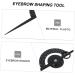 Hemoton Eyebrow Positioning Ruler Lightweight Eyebrow Ruler Brow Mapping Ruler Scale Plastic - Buy Online on GoSupps.com