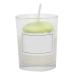 Cute Portable Aromatherapy Candle with Glass Cup Aromatherapy Candle Scented Candle Present for Women Men Candle with Glass Cup Home Decoration Gift(Green)