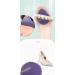 High Heel Cushion Pads - Gel Soft Ball of Foot Inserts | Anti-Slip Metatarsal Inserts for Pain Relief - 5 Pairs - White - Buy Online on GoSupps.com