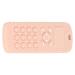 Soft Remote Control Shaped Teething Sensory Toy for Infants - Peach Pink - Buy Online on GoSupps.com