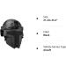 IPEXI Cosplay Tactical Airsoft Helmet - Medieval Dark Iron Samurai Style in Black - 21.2'' to 25.2 - Buy Online on GoSupps.com