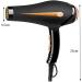 Salon Hair Dryer 2000W Travel Hair Dryer Professional Blow Dryer Negative Ionic Technology 2 Speed 3 Heat Setting AC Motor Lightweight Fast Dry Concentrator Low Noise for Salon and Home Use - Buy Online on GoSupps.com