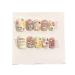 Handmade nail art retro cute hand drawn nail art short detachable fake nails(Size:XS)