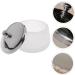 Gobelet pour Rincer Vernis Ongles Cristal avec Couvercle Acier Inoxydable Rond pour Nail Art Accessoires Manucure - Buy Online on GoSupps.com