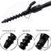 Spiral Hair Curler Beach Wave Curler 25mm Spiral Curling Iron Wand Professional 1 inch Ceramic Crimping Iron for Short and Long Hair LCD Display Hair Crimper Beach Wave Curler Hair Wand - Buy Online on GoSupps.com