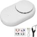 Eyelash Fan Dryer 3 Level Control No Blade Design Quiet Mini USB Eyelash Fan for Beauty Salon (White) - Buy Online on GoSupps.com