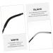 Buy Lurrose 60 Pcs Glasses Slippered Foot Covers - Anti-Slip Allergy Preventing Replacement for Glass Bricks - White & Black Options Available - Buy Online on GoSupps.com