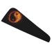 Fire Flame Yin and Yang Microfiber Hair Towel Wrap for Women 10 Inch X 26 Inch Super Absorbent Hair Turban with Button