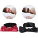 Satin Sleeping Eye Mask 2 Pack - Soft Silk Blindfold for Sleeping Games (Black Red and Black) - Buy Online on GoSupps.com