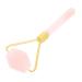 Hemoton Face Care Supply Jade Massage Jade Tools Neck Massager Facial Massager Gua Sha Tool Skincare Tool Facial Massage Tool Spa Tool Fade Roller for Face Thai Pink Eyes Queenie 14x5cm Pink