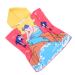FEBE Bath Poncho Children's Bath Towel with Hood Bathrobe for Toddler Mermaid and Dolphins
