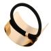 Inzopo Women's Gold Hair Ponytail Ring Cover - Metal Cuff Wrap Holder Headband Elastic Style - Buy Online on GoSupps.com
