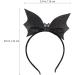 FRCOLOR Bat Headband Hair Hoop Glitter Bat Wing Headband Bat Hair Hoop Black Ears Headband for Halloween Cosplay Girls Adults(Black) - Buy Online on GoSupps.com