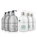 Baylis & Harding Hand Wash: 3 x 500 ml Elements Lemon & Mint and 3 x 500 ml Anti-Bacterial Jasmine & Apple Blossom (6 bottles) - Vegan Friendly Hand Wash Bundle 4