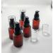 Ericotry 1PCS 30ml 1oz Rose Red Frosted Empty Glass Cosmetic Cream Lotion Pump Bottle With Black Pump Head And Anti-Dust Cap Travel Containers For Beauty Liquid Essential Oil Emulsion - Buy Online on GoSupps.com