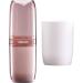 Luckxing Travel Toothbrush Holder - Clear Powder Color | On-the-Go Toothbrush Organizer for Camping & School - Buy Online on GoSupps.com