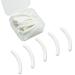 Eyelash Curler Pads Eyelash Curler Refills Pads Silicone Curler Replacement Pads for Universal Eyelash Curler 24 Piece(White) 24 pcs White